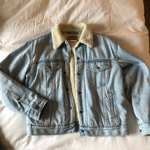 Levi’s shearling jean jacket